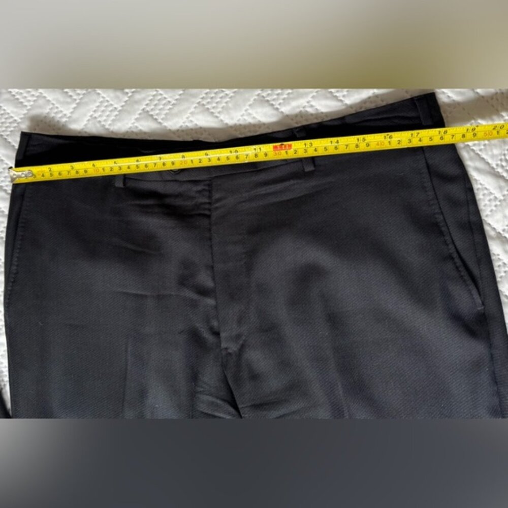 Armani Traditional Stylish Classic Navy Men 42R 36x30 2 Piece Suit Grad Prom - Picture 7 of 8